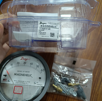 Original Dwyer Series 2000 Differential Pressure Gauge Magnehelic 0-60 Inch