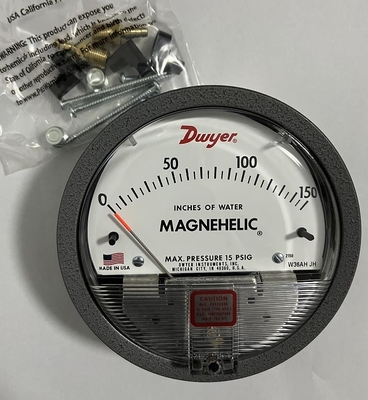 Dwyer 2150 Magnehelic Differential Pressure Gauge 0-150" w.c., minor divisions 5.0