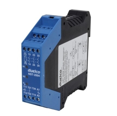 DUELCO - NST-2004D EMERGENCY STOP RELAY 24VDC, 50/60HZ, 3 NO, IP20