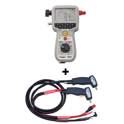 Megger MOM2 Handheld 200 A Micro-Ohmmeter Ultra Capacitor Discharge Output Type