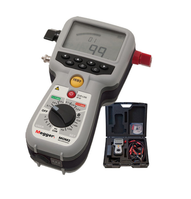 Megger MOM2 Handheld 200 A Micro-Ohmmeter Ultra Capacitor Discharge Output Type