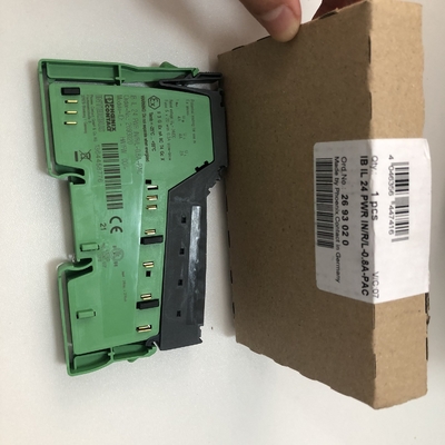 Phoenix  IB IL 24 PWR IN/R/L-0.8A-PAC Inline Terminal Block 24 V DC Green Color