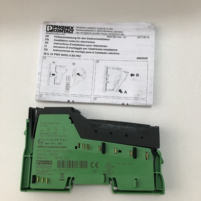 Phoenix  IB IL 24 PWR IN/R/L-0.8A-PAC Inline Terminal Block 24 V DC Green Color