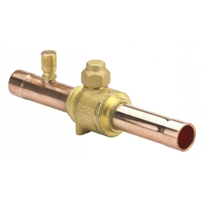 Danfoss 009G7050 Shut-off Ball Valve, GBC 6s With Solder Outlet Connection