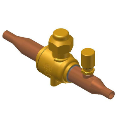 Danfoss 009G7050 Shut-off Ball Valve, GBC 6s With Solder Outlet Connection