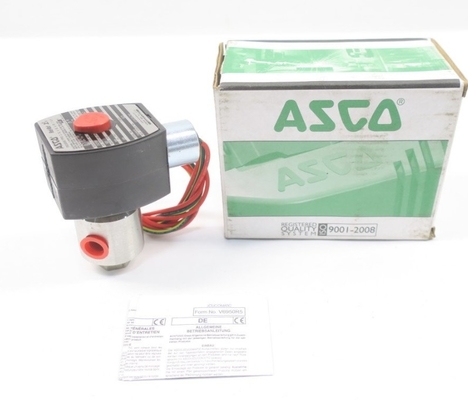 ASCO EF8320G200 RED-HAT 3-Way 120V-AC 1/4IN NPT Solenoid Valve D592540