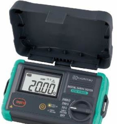 Highly Accurate Kyoritsu 4105DL Earth Tester Cable Reel Set Model Measuring Range 0 300 V AC 45 65HZ