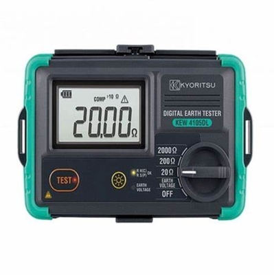 Highly Accurate Kyoritsu 4105DL Earth Tester Cable Reel Set Model Measuring Range 0 300 V AC 45 65HZ