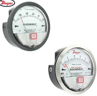 Dwyer 2300-1KPA,2300-2KPA,2300-2.5 KPA,2300-4KPA Differential Pressure Gauge MAGNEHELIC