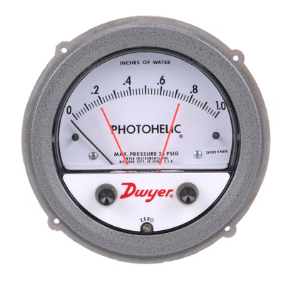 Dwyer Photohelic Switch 3000MRS-00 3000MRS-0 3001MRS 3002MRS Differential Pressure Gauge