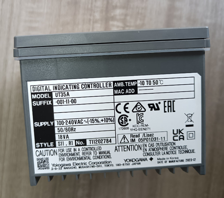 Yokogawa Temperature Controller UT35A-001-11-00 In Stock