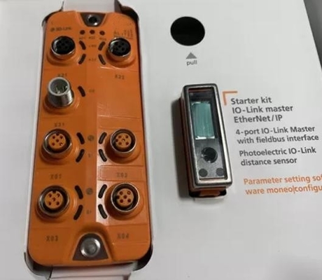 100% New Original IO-Link Master With EtherNet / IP Interface Switching Level High 11...30V