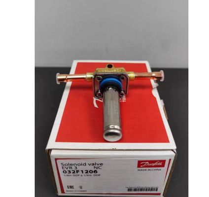 Danfoss EVR 3 Ball Valve 45.2 Bar 1/4 in Brass Solenoid