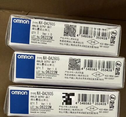 New original unit with analog output. Omron NX-DA2605 In stock and ready for immediate delivery.