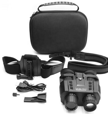 NV8000 Full Color 7 Levels IR Brightness Adjustment Video Recording Naked Eye 3D Helmet Night Vision Binoculars