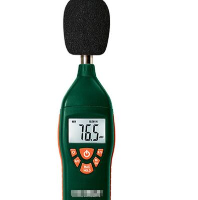 flir Extech 407732 Low/High Range Sound Level Meter,Measures from 35 to 130dB in 2-ranges with accuracy of plus or minus 1.5dB. 