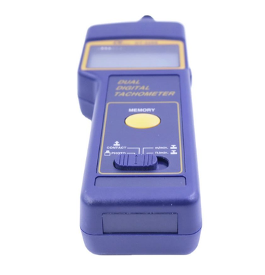 DT-2268 Digital Dual Speed Meter Photo Tachometer Contact Tachometer Speed Meter Ft/min Rotative Velocity Tester 5-99,999 RPM
