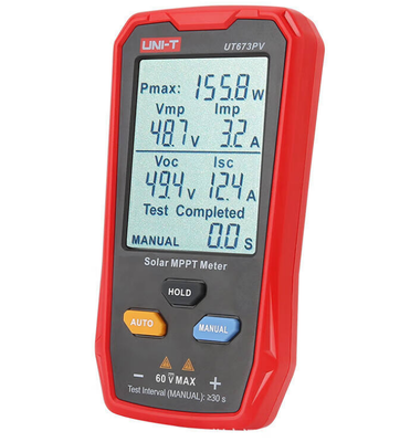 UNI-T Solar Mppt Meter UT673PV 32a Max Current Photovoltaic Power Tester