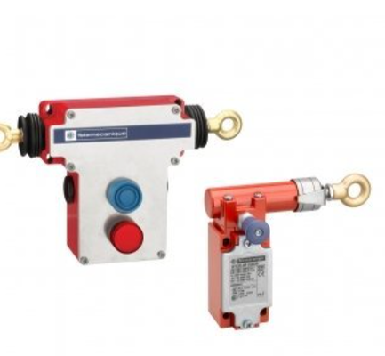 SCHNEIDER Telemecanique rope pull switches XY2C, e XY2CE, RH side -2NC, booted pushbutton,XY2CE1A270