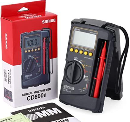 Sanwa CD800a | CD800a2 | CD800a3 | Digital Multimeter with Tough Body Cover,600V