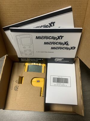 multi gas GasAlert MicroClip XL 4-Gas Detector Black