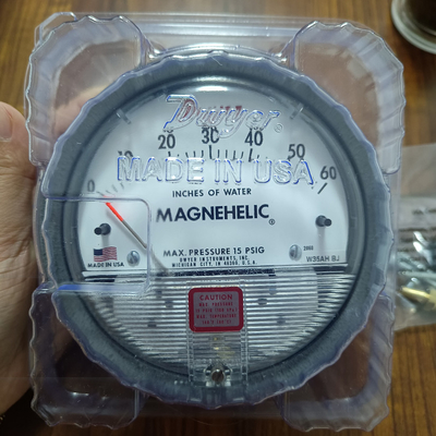 Original Dwyer Series 2000 Differential Pressure Gauge Magnehelic 0-60 Inch