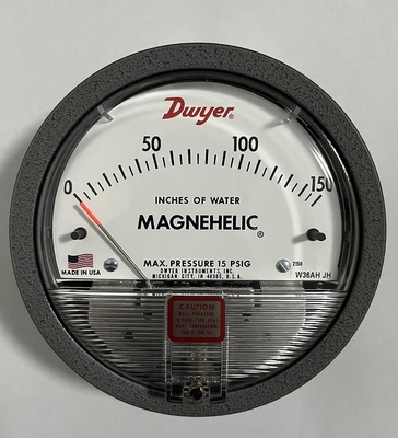 Dwyer 2150 Magnehelic Differential Pressure Gauge 0-150" w.c., minor divisions 5.0