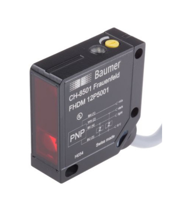 Original Baumer Diffuse Sensors With Background Suppression FHDM 12P5001/S36A FHDM 12P5001/S35A