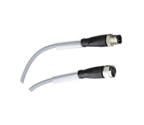 V1-G-2M-PVC Cable with A-Coded Coding and EN 60529 Degree of Protection by 