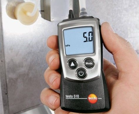 Testo 510 Differential Pressure Meter Testo510 Pressure Gauge 500 mbar Stock