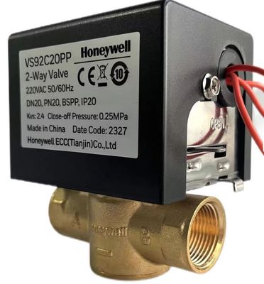 Honeywell VS9 Series Electric 2-Way Valve (DN15-DN25) - Brass On/Off Control for HVAC Systems