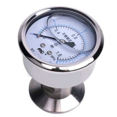 مقياس الضغط التفاضلي للضغط العالي 0-100 PSI