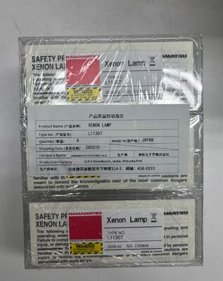 Original Hamamatsu Xenon Lamp L11307 100 W with 185 nm to 2000 nm Spectral Range and 7.0 A +/-0.5 A Current