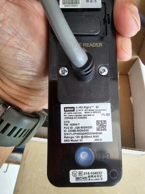 HID Signo 20 Reader Card Multi-frequency IP65 and IK07 Rated for -35 to +66°C Operation