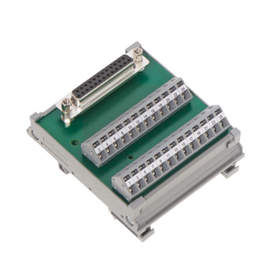WAGO 289-502 14-pole Interface Module with DIN 41651 Pluggable Connector and 2.50 mm² PCB Terminal Blocks