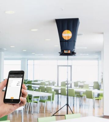 testo 420   0563 4200 Bluetooth Air Flow Capture Hood with ±1 °F Accuracy and Lightweight Design for HVAC Flow Measurement