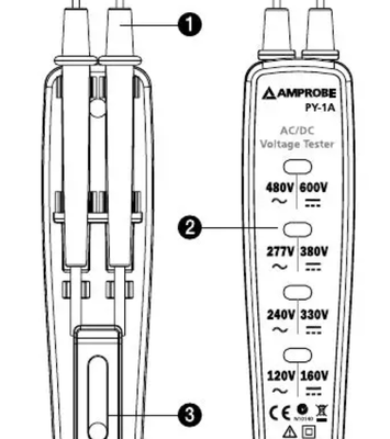 new fluke Amprobe PY-1A Voltage Tester，Test for presence of voltage and indicates voltage level
