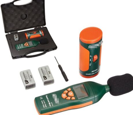 flir Extech 407732 Low/High Range Sound Level Meter,Measures from 35 to 130dB in 2-ranges with accuracy of plus or minus 1.5dB. 
