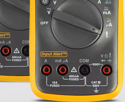 Fluke 17B MAX Digital Multimeter 17BMAX-01 ,Test leads with fines tips for circuit board testing