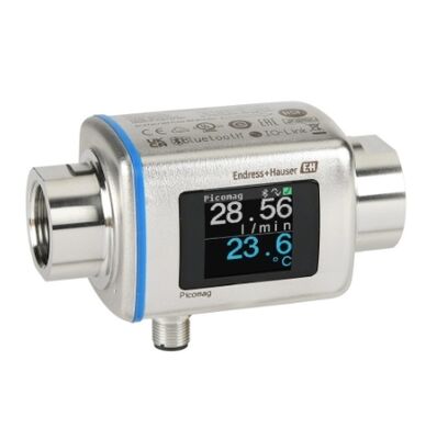 Endress+Hauser DMA20-AAACA1 Picomag Liquid Flow Meter, Magnetic-inductive