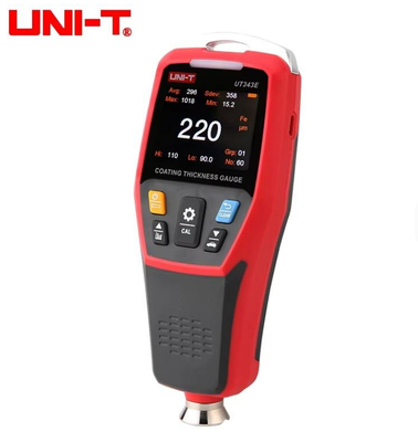 UT343E UNI-T Coating Thickness Gauge 0-2000um Car Film Paint Thickness Tester TFT Screen Display With Blvetooth
