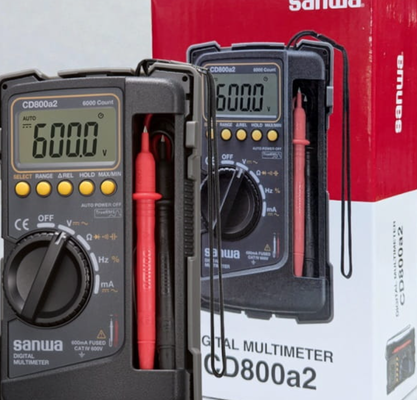 Sanwa CD800a | CD800a2 | CD800a3 | Digital Multimeter with Tough Body Cover,600V