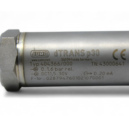 Original Germany JUMO 404366/000 Pressure Transmitter IP65 High Precision Piezoresistive Pressure Transducer